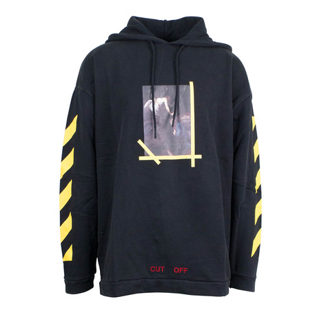Off White // Annunciazione Hoodie // Black All Over (XS)