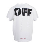 Off White // Silver Off T-Shirt // White Multicolor (L)
