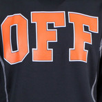 Off White // Off Hoodie // Black Orange (XL)