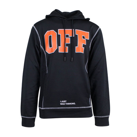 Off White // Off Hoodie // Black Orange (XS)