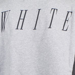 Off White // Nebraska Over Hoodie // Melange Grey (S)