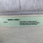 Off White // Nebraska Over Hoodie // Melange Grey (S)