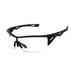 Walker // Black Frame + Clear Lenses
