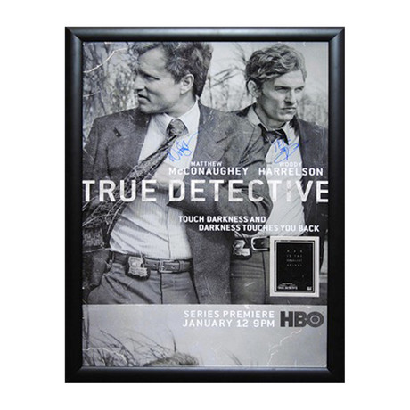 Signed + Framed Poster // True Detective