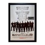 Signed Movie Poster // Expendables