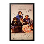 Framed autographed poster The Breakfast Club