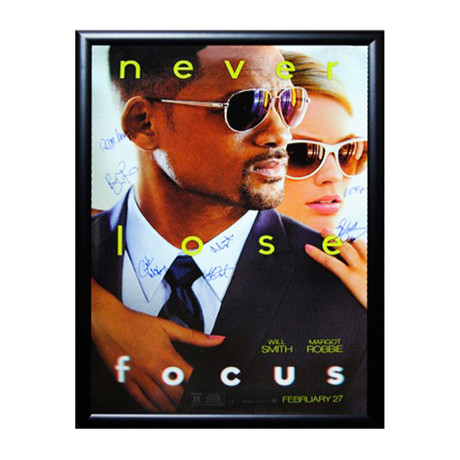 Signed Movie Poster // Focus