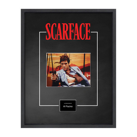 Signed Movie Poster // Scarface // Al Pacino