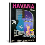Havana - Pan American // Unknown Artist (26"W x 18"H x 0.75"D)