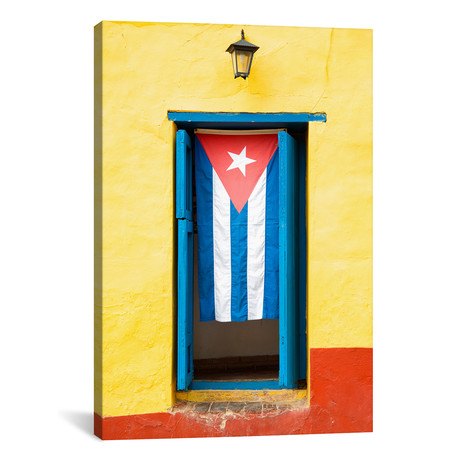 Cuban Flag // Philippe Hugonnard (26"W x 18"H x 0.75"D)