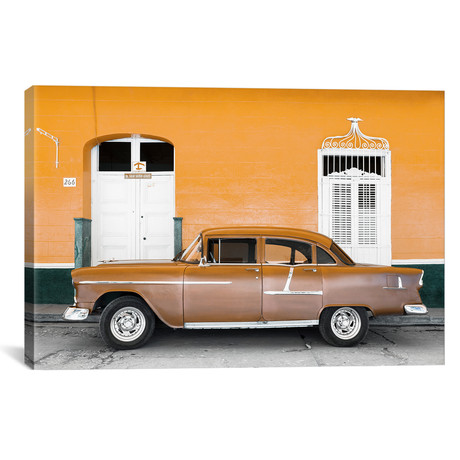 Old Orange Car // Philippe Hugonnard (18"W x 26"H x 0.75"D)