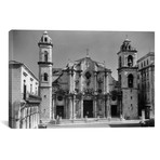 Columbus Cathedral Built In 1777 // Havana Cuba // Vintage Images // 1930s-1940s (18"W x 26"H x 0.75"D)