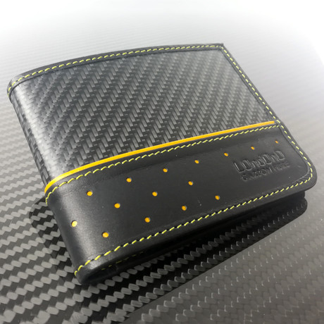 Super Carrera Wallet (Black + Yellow)