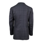 Cesare Attolini // Plaid Wool 3 Roll 2 Button Suit // Gray (Euro: 46R)