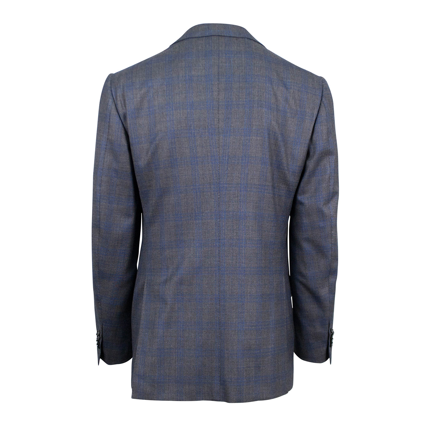 Cesare Attolini // Plaid Wool 2 Button Suit // Gray (Euro: 46) - Cesare ...