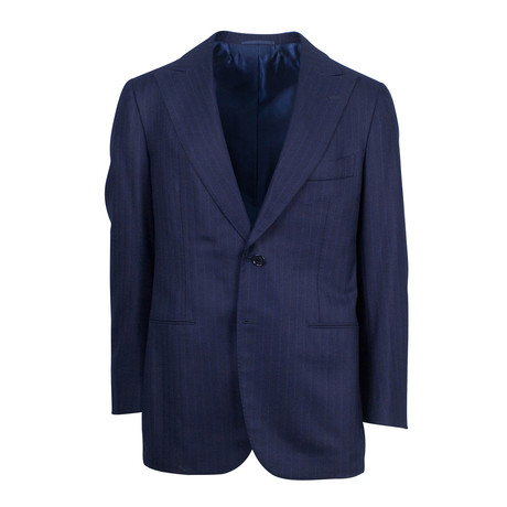 Cesare Attolini // Cashmere Blend 2 Button Suit // Blue (Euro: 46R)