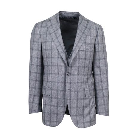Cesare Attolini // Wool 3 Roll 2 Button 3 Piece Suit // Gray (Euro: 46R)