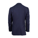 Cesare Attolini // Striped Cashmere Blend Suit // Navy (Euro: 46R)