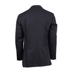 Cesare Attolini // Super 190's Wool 2 Button Suit // Black (Euro: 46R)