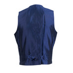 Cesare Attolini // Cashmere Blend 3 Piece 3 Roll 2 Button Suit // Blue (Euro: 48R)