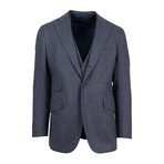 Cesare Attolini // Check Wool 3 Piece 3 Roll 2 Button Suit // Gray (Euro: 48)