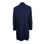 Cesare Attolini // Cashmere Full Length Coat // Blue (Euro: 46R)