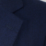 Cesare Attolini // Cashmere Full Length Coat // Blue (Euro: 46R)