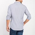 James Button-Up Shirt // Navy (M)