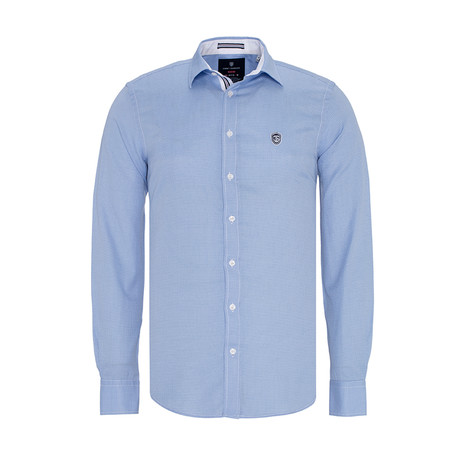 Jack Button-Up Shirt // Blue (XS)