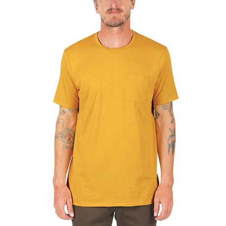 All Purpose Pkt Tee // Mustard (S)