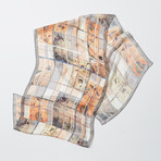 Misty Color in Korean Nature Silk Mesh Scarf // Gray