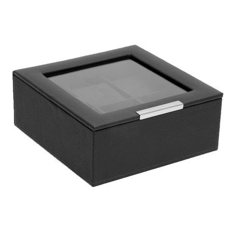 Stackable Watch Tray + Lid // 6 Pieces (Black)