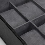 Stackable Watch Tray // 12 Pieces (Black)