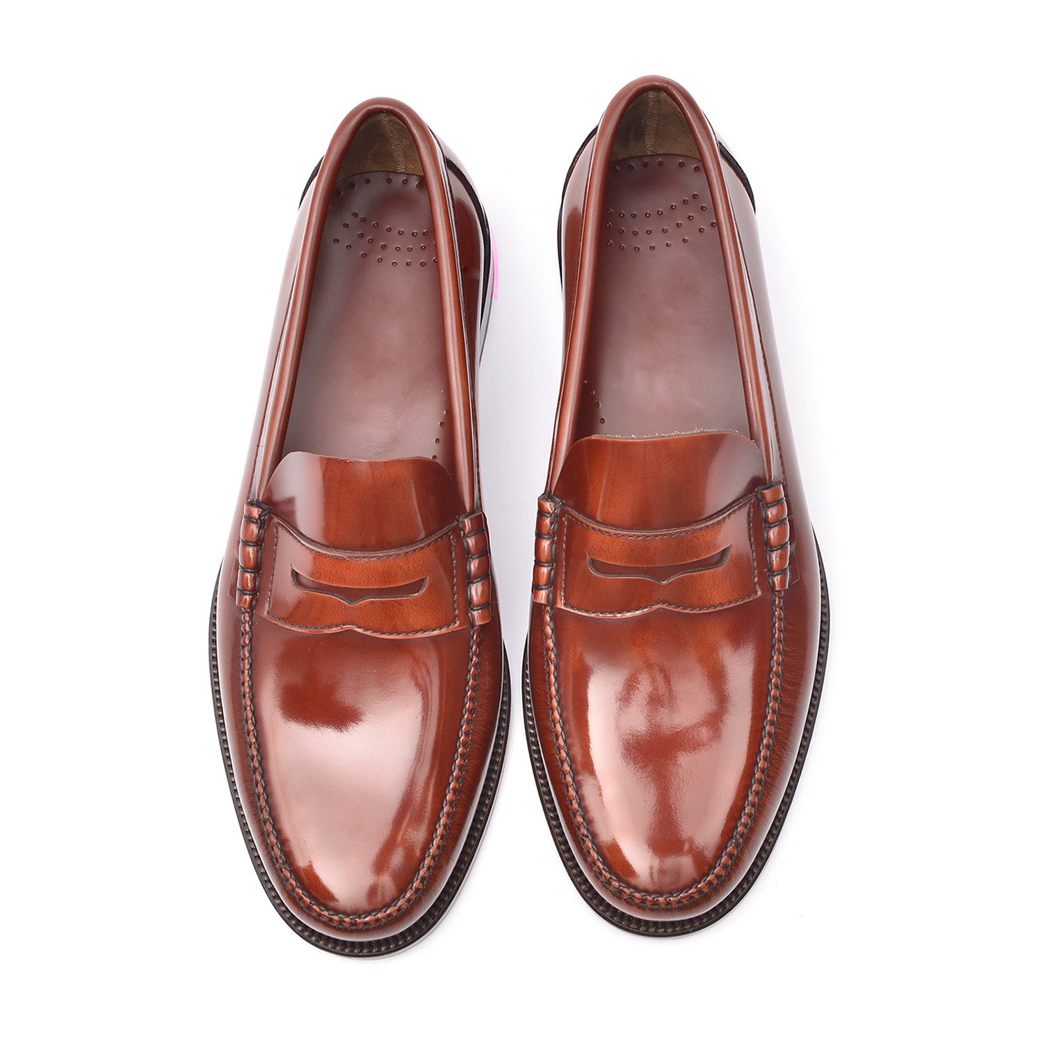 Patent Slip-Strap Loafer // Cognac (Euro: 44) - Tresel - Touch of Modern