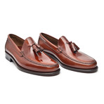 Patent Tassel Loafer // Cognac + Leather (Euro: 38)