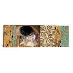 Klimt 150 Anniversary II // Gustav Klimt (36"W x 12"H x 0.75"D)