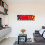 Vase with Daisies & Poppies // Vincent van Gogh (36"W x 12"H x 0.75"D)