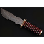 Damascus Steel Tracker Hunting Knife