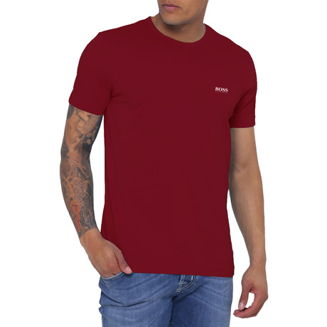 Crewneck Short Sleeve T-Shirt // Burgundy (XS)
