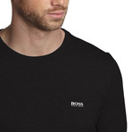 Crewneck Long Sleeve T-Shirt // Black (S)