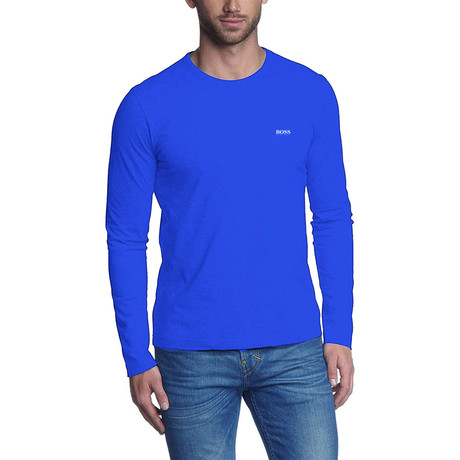 Crewneck Long Sleeve T-Shirt // Blue (XS)