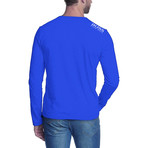 Crewneck Long Sleeve T-Shirt // Blue (2XL)