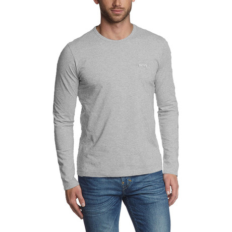 Crewneck Long Sleeve T-Shirt // Gray (XS)