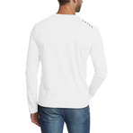 Crewneck Long Sleeve T-Shirt // White + Black (XS)