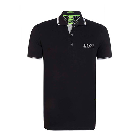 Green Paddy Polo Shirt // Black (XS)