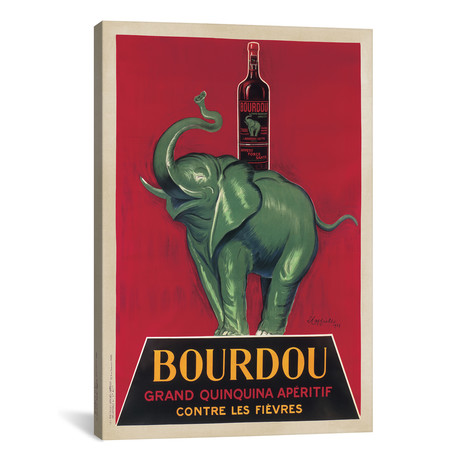 Bourdou // Leonetto Cappiello (26"W x 18"H x 0.75"D)