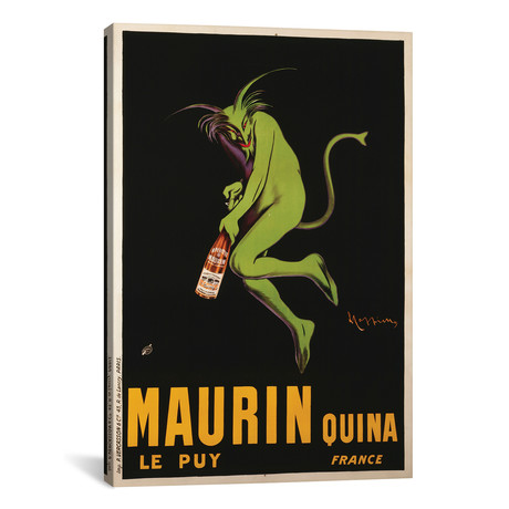 Maurin Quina Advertisement // 1922 // Leonetto Cappiello (26"W x 18"H x 0.75"D)