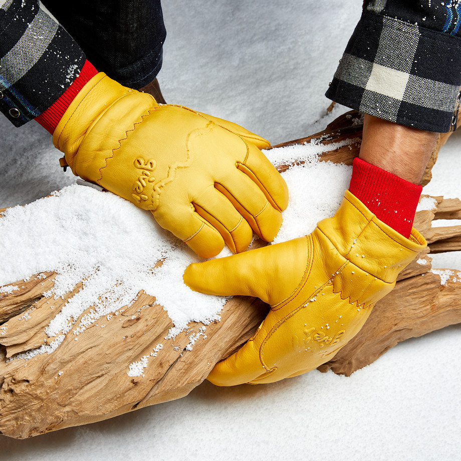 Give'r Gloves Durable Leather Gloves Touch of Modern