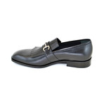 Kiltie Buckle Loafer // Black (Euro: 41)