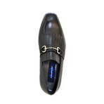 Kiltie Buckle Loafer // Black (Euro: 41)